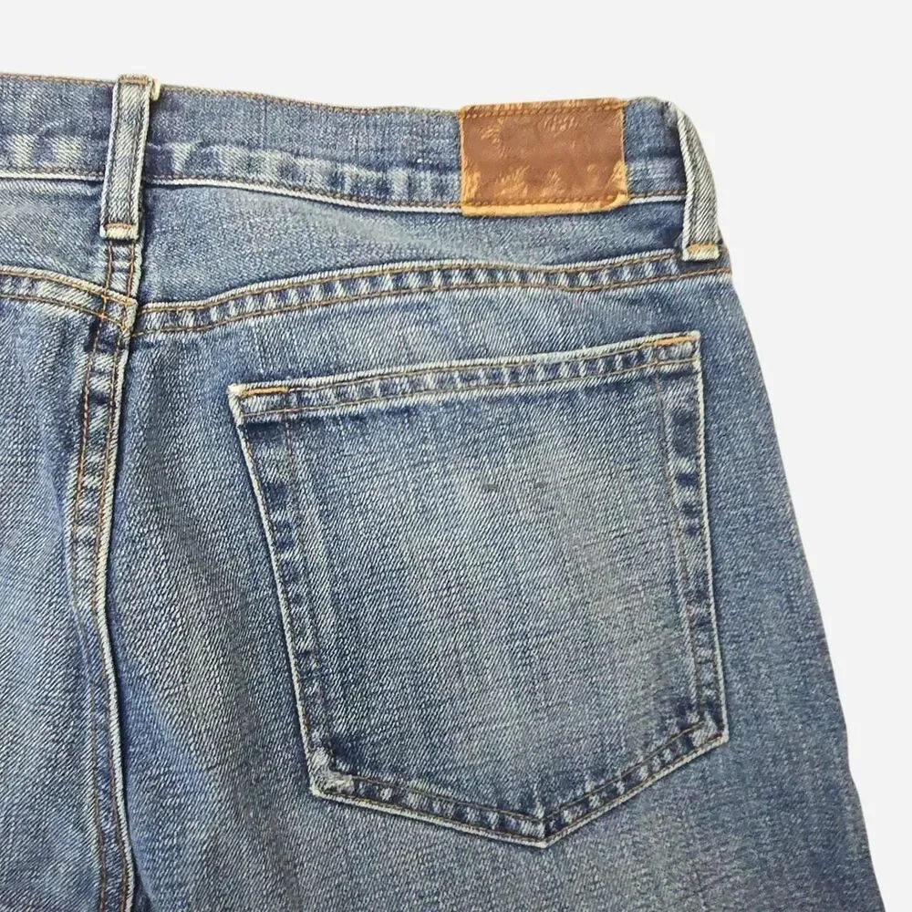 J.Crew 770 Straight Fit Blue Denim Jeans Men's Size 31x32
